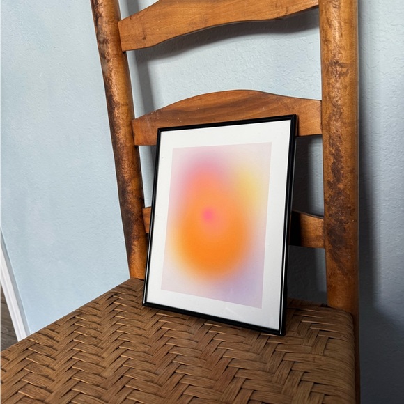 Framed Abstract Gradient Print - Picture 2 of 4
